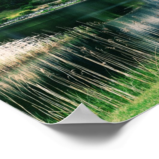 Kylemore Abbey Irland Poster (Ecke)