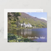 Kylemore Abbey Irland Postkarte (Vorne/Hinten)