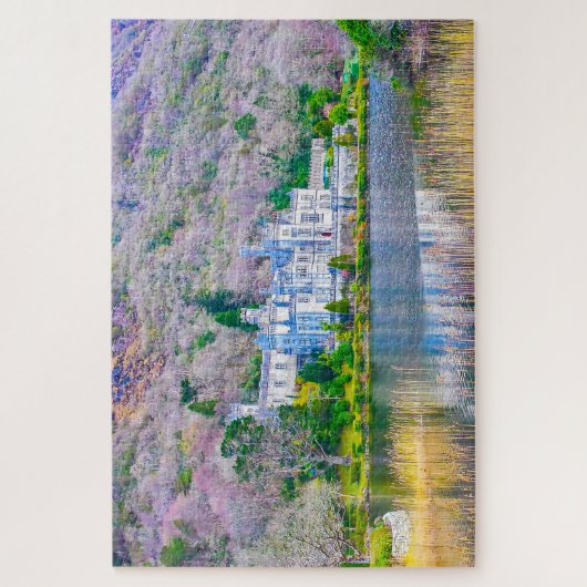 Kylemore Abbey Irland. Puzzle (Vertikal)