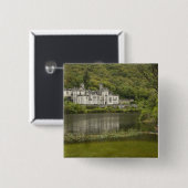 Kylemore Abbey, Landkreis Galway, Irland Button (Vorne & Hinten)