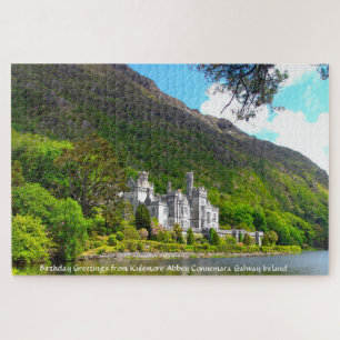 Kylemore-Abtei Connemara Galway Irland. Jigsaw Pu Puzzle