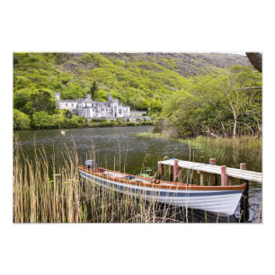 Kylemore-Abtei, Irland. Kylemore Abbey ist Fotodruck