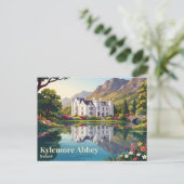 Kylemore-Abtei Irland Postkarte (Stehend Vorderseite)