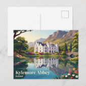 Kylemore-Abtei Irland Postkarte (Vorne/Hinten)