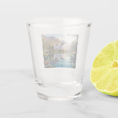 Kylemore-Abtei Irland Schnapsglas (Rückseite)