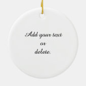 Kylemore Abtei-Schloss in Irland Keramikornament (Hinten)