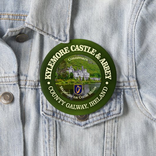 Kylemore Castle & Abbey (rd) Button (Beispiel)