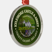 Kylemore Castle & Abbey (rd) Ornament Aus Metall (Rechts)