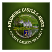 Kylemore Castle & Abbey (rd) Poster (Vorderseite)