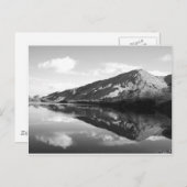 Kylemore Lake B&W Postkarte (Vorne/Hinten)