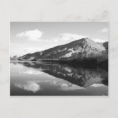 Kylemore Lake B&W Postkarte (Vorderseite)