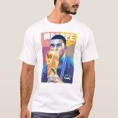 Kylian Mbappe in WPAP T-Shirt (Vorderseite)