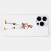 Kylian Mbappe - Real Madrid iPhone Hülle (Rückseite (Horizontal))