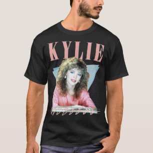 Kylie 80er Retro Fan Design T-Shirt