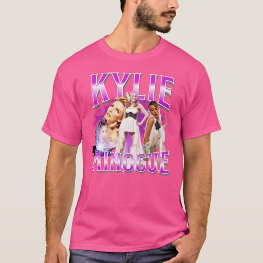 Kylie Minogue Bootleg 90s retro T-Shirt (Vorderseite)