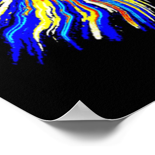 Kylie Name Art Poster (Ecke)