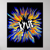 Kylie Name Art Poster (Vorne)