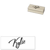 Kylie Name dekorative kursive Schriftart Buchstabe Gummistempel (Stempel)