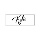 Kylie Name dekorative kursive Schriftart Buchstabe Gummistempel (Prägung)