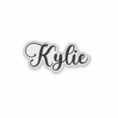 Kylie Name - Handgeschriebene Kalligrafie Aufkleber (Vorderseite)