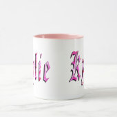 Kylie, Name, Logo Ringer Combo Kaffeetasse. Tasse (Zentrum)