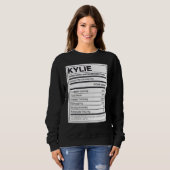 Kylie Nutrition Information Problem lösen Sweatshirt (Vorne ganz)