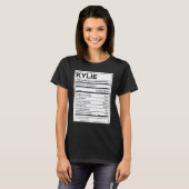 Kylie Nutrition Information Problem lösen T-Shirt (Vorne ganz)