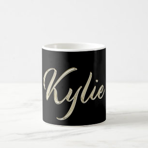 Kylie white gold Handwriting Tasse Kaffeetasse