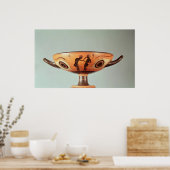 Kylix, schwarz, c.580-525 v. Chr. Poster (Küche)