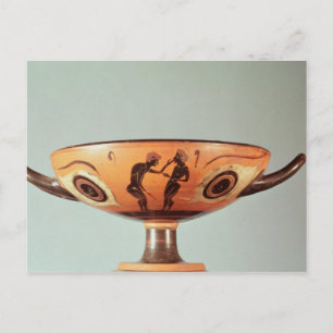 Kylix, schwarz, c.580-525 v. Chr. Postkarte