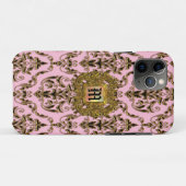 Kylsworth Damask Viktorianisch Girl Monogram Case-Mate iPhone Hülle (Rückseite (Horizontal))
