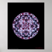 Kymatik: Musiknote A Klavier Poster (Vorne)