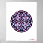 Kymatik: Musiknote A Klavier Poster (Vorne)