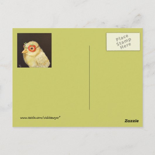 Kymberly (Party peep) Postkarte (Rückseite)