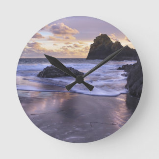 Kynance Bucht, die Eidechse, Cornwall, Runde Wanduhr