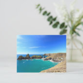 Kynance Cove Postkarte (Stehend Vorderseite)