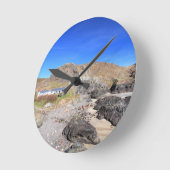 Kynance Cove Wall Clock Runde Wanduhr (Winkel)
