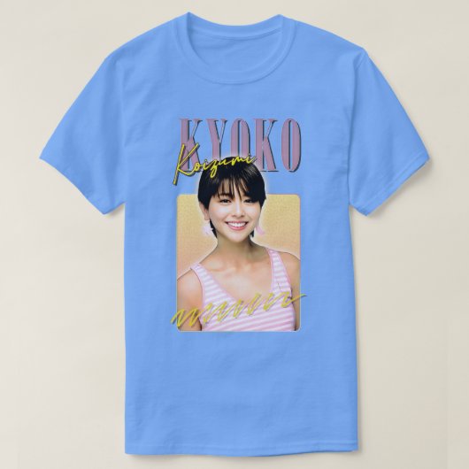 Kyoko Koizumi Retro 80er Fan Art Design T-Shirt (Design vorne)