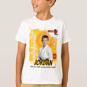 Kyokushin-Dojo-Foto Schüler Gelber Gürtel Team T-Shirt