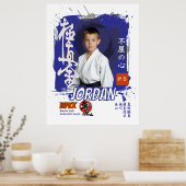 Kyokushin Dojo Student Belt Commemoration Poster (Küche)