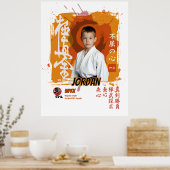 Kyokushin Dojo Student Belt Commemoration Poster (Küche)