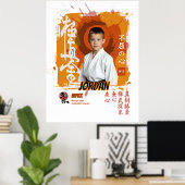 Kyokushin Dojo Student Belt Commemoration Poster (Heimbüro)