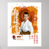 Kyokushin Dojo Student Belt Commemoration Poster (Vorne)