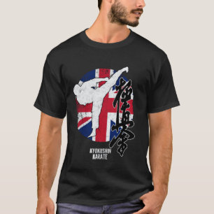 Kyokushin England Karate Englisch UK-Flagge Kyokus T-Shirt
