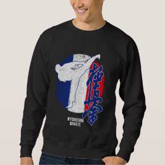 Kyokushin France Karate Französische Flagge Kyokus Sweatshirt