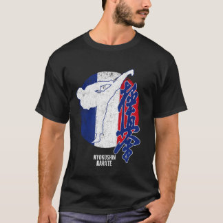 Kyokushin France Karate Französische Flagge Kyokus T-Shirt