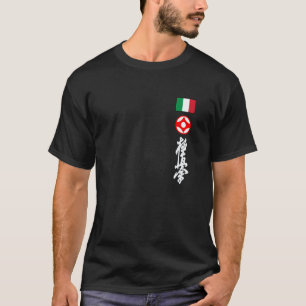 Kyokushin Italien Karate Italienische Flagge Kyoku T-Shirt