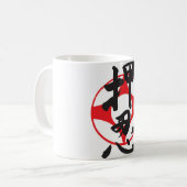Kyokushin kanku OSU Kaffeetasse (Vorderseite Links)