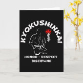 Kyokushin Karate1 Karte (Gelbe Blume)