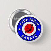 Kyokushin Karate Button (Vorne & Hinten)